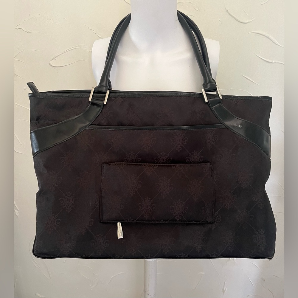 Isabella Fiore Travel Bag Leather/Canvas